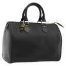 LOUIS VUITTON Epi Speedy 25 Hand Bag Black M59042 LV Auth 190404SAV-1