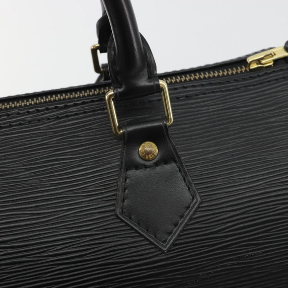 LOUIS VUITTON Epi Speedy 25 Hand Bag Black M59042 LV Auth 190404SAV