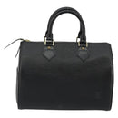 LOUIS VUITTON Epi Speedy 25 Hand Bag Black M59042 LV Auth 190404SAV-3