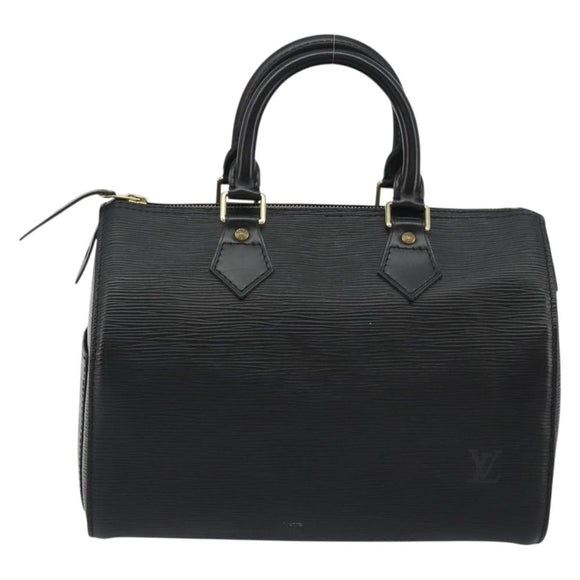 LOUIS VUITTON Epi Speedy 25 Hand Bag Black M59042 LV Auth 190404SAV