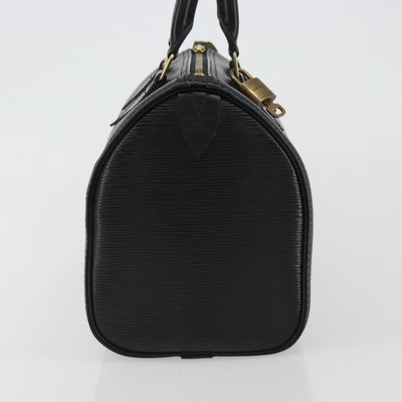 LOUIS VUITTON Epi Speedy 25 Hand Bag Black M59042 LV Auth 190404SAV