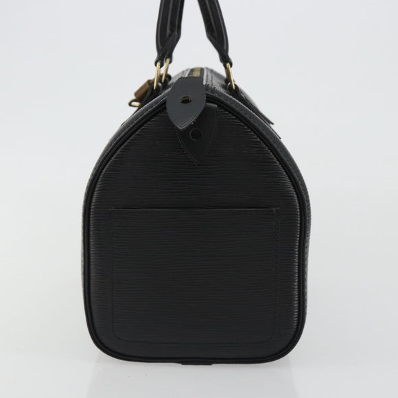 LOUIS VUITTON Epi Speedy 25 Hand Bag Black M59042 LV Auth 190404SAV
