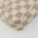 LOUIS VUITTON Damier Azur Pochette Accessoires Pouch N51986 LV Auth 190407-11
