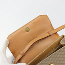 CELINE Macadam Canvas Star Ball Hand Bag PVC 2way Beige Gold Auth 190408A-9