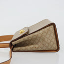 CELINE Macadam Canvas Star Ball Hand Bag PVC 2way Beige Gold Auth 190408A-4