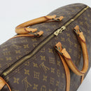 LOUIS VUITTON Monogram Keepall 55 Boston Bag M41424 LV Auth 190412A-6