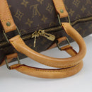 LOUIS VUITTON Monogram Keepall 55 Boston Bag M41424 LV Auth 190412A-7