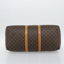 LOUIS VUITTON Monogram Keepall 55 Boston Bag M41424 LV Auth 190412A-9