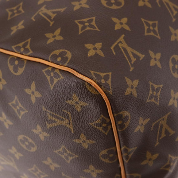 LOUIS VUITTON Monogram Keepall 55 Boston Bag M41424 LV Auth 190413V