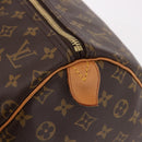 LOUIS VUITTON Monogram Keepall 55 Boston Bag M41424 LV Auth 190413V-17