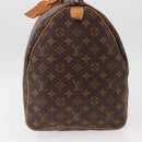 LOUIS VUITTON Monogram Keepall 55 Boston Bag M41424 LV Auth 190413V-4