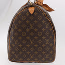 LOUIS VUITTON Monogram Keepall 55 Boston Bag M41424 LV Auth 190413V-5