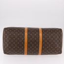 LOUIS VUITTON Monogram Keepall 55 Boston Bag M41424 LV Auth 190413V-9