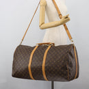 LOUIS VUITTON Monogram Keepall Bandouliere 60 Boston Bag M41412 LV Auth 190414A-23