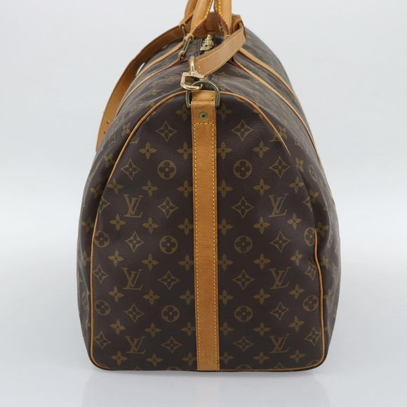 LOUIS VUITTON Monogram Keepall Bandouliere 60 Boston Bag M41412 LV Auth 190414A