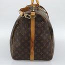 LOUIS VUITTON Monogram Keepall Bandouliere 60 Boston Bag M41412 LV Auth 190414A-4