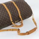 LOUIS VUITTON Monogram Keepall Bandouliere 60 Boston Bag M41412 LV Auth 190414A-8