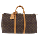 LOUIS VUITTON Monogram Keepall 50 Boston Bag M41426 LV Auth 190417A-13