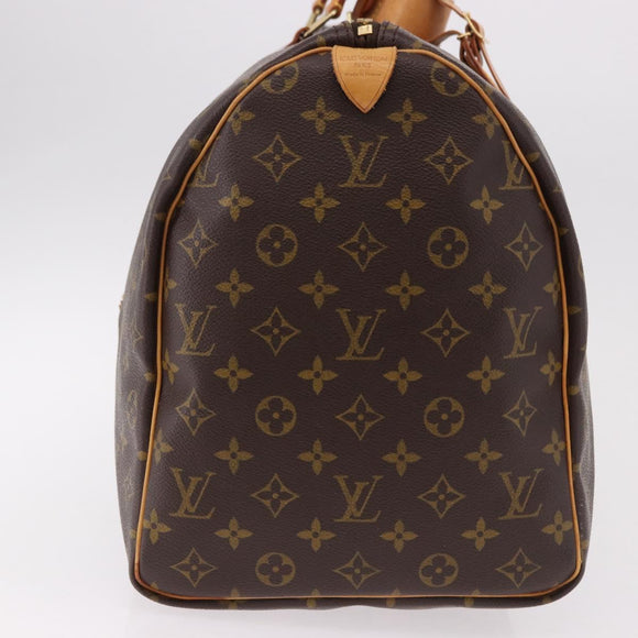 LOUIS VUITTON Monogram Keepall 50 Boston Bag M41426 LV Auth 190417A