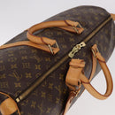LOUIS VUITTON Monogram Keepall 50 Boston Bag M41426 LV Auth 190417A-6