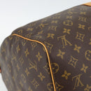 LOUIS VUITTON Monogram Keepall 55 Boston Bag M41424 LV Auth 190418A-16