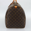LOUIS VUITTON Monogram Keepall 55 Boston Bag M41424 LV Auth 190418A-4