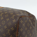LOUIS VUITTON Monogram Keepall 55 Boston Bag M41424 LV Auth 190419-12