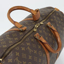 LOUIS VUITTON Monogram Keepall 55 Boston Bag M41424 LV Auth 190419-6