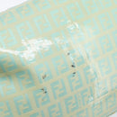 FENDI Zucchino Canvas Mamma Baguette Bag Coated Canvas Gold Green Auth 190420A-9