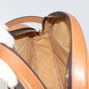 CELINE Macadam Canvas Shoulder Bag PVC Leather Brown Gold Auth 190422A-19