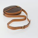 CELINE Macadam Canvas Shoulder Bag PVC Leather Brown Gold Auth 190422A-7