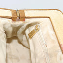 CHANEL Hand Bag Canvas Red CC Auth 190424-22