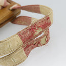 CHANEL Hand Bag Canvas Red CC Auth 190424-8