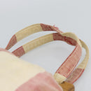 CHANEL Hand Bag Canvas Red CC Auth 190424-14
