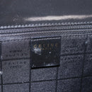 CELINE Hand Bag Patent leather Black Gold Auth 190425A-19