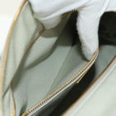 PRADA Hand Bag Rattan 2way Green Gold Auth 190430SAM-29