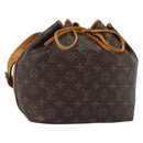 LOUIS VUITTON Monogram Petit Noe Shoulder Bag M42226 LV Auth 190432-1