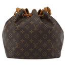 LOUIS VUITTON Monogram Petit Noe Shoulder Bag M42226 LV Auth 190432-2