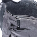 GUCCI GG Canvas Jackie Hand Bag Black Silver 002 1067 Auth 190433A-20