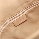 GUCCI Jackie Shoulder Bag Leather Beige Silver 001 3734 Auth 190435V-19