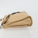 GUCCI Jackie Shoulder Bag Leather Beige Silver 001 3734 Auth 190435V-4