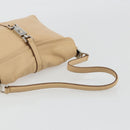 GUCCI Jackie Shoulder Bag Leather Beige Silver 001 3734 Auth 190435V-7