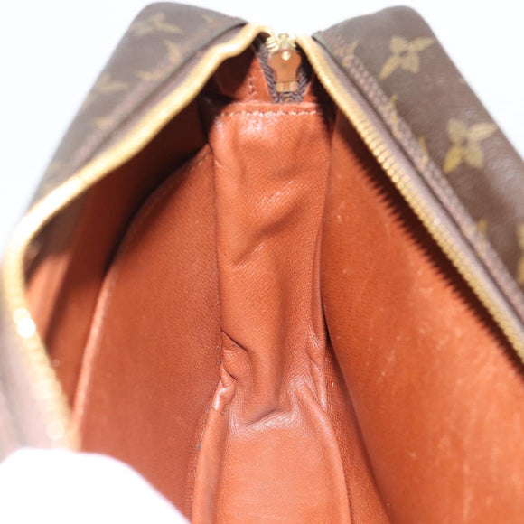 LOUIS VUITTON Monogram Compiegne 28 Clutch Bag M51845 LV Auth 190436