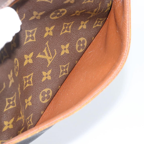 LOUIS VUITTON Monogram Compiegne 28 Clutch Bag M51845 LV Auth 190436