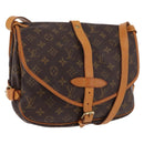 LOUIS VUITTON Monogram Saumur 30 Shoulder Bag M42256 LV Auth 190437A-1