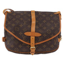 LOUIS VUITTON Monogram Saumur 30 Shoulder Bag M42256 LV Auth 190437A-13