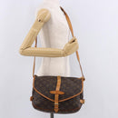 LOUIS VUITTON Monogram Saumur 30 Shoulder Bag M42256 LV Auth 190437A-28