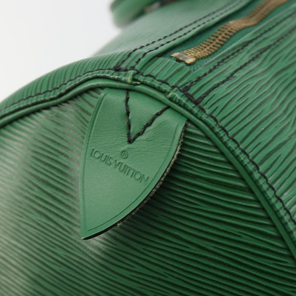 LOUIS VUITTON Epi Speedy 35 Hand Bag Borneo Green M42994 LV Auth 190444SAV