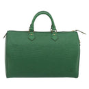 LOUIS VUITTON Epi Speedy 35 Hand Bag Borneo Green M42994 LV Auth 190444SAV-13