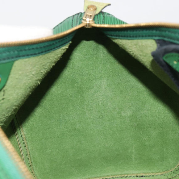 LOUIS VUITTON Epi Speedy 35 Hand Bag Borneo Green M42994 LV Auth 190444SAV